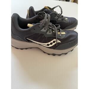 Saucony Aura TR Women’s Trail Running Shoes Gray Size 8 US / 39 EU New‎